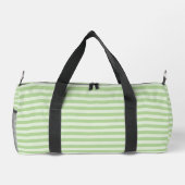 Grüne Streifen Duffle Bag (Rückseite)