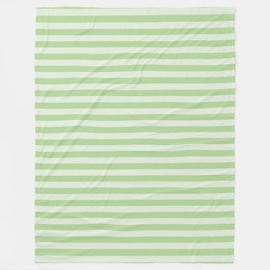Grüne Streifen Fleecedecke (Vorderseite)