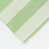 Grüne Streifen Fleecedecke (Ecke)