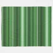 Grüne Streifen Fleecedecke (Vorderseite (Horizontal))