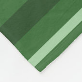 Grüne Streifen Fleecedecke (Ecke)