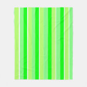 Grüne Streifen Fleecedecke (Vorderseite)