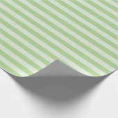 Grüne Streifen Geschenkpapier (Ecke)