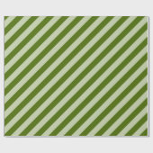 Grüne Streifen Geschenkpapier (Flach)