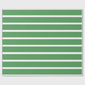 Grüne Streifen Geschenkpapier (Flach)