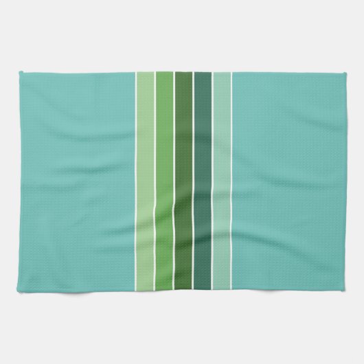 GRÜNE Streifen Geschirrtuch (Horizontal)