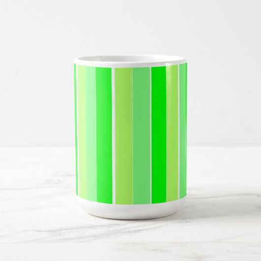 Grüne Streifen Kaffeetasse (Mittel)
