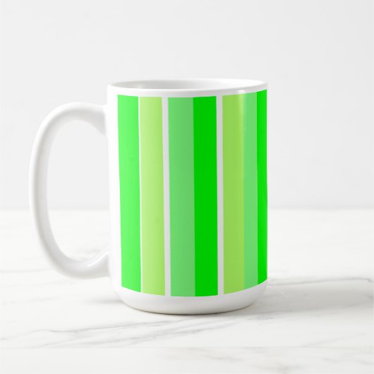 Grüne Streifen Kaffeetasse (Links)