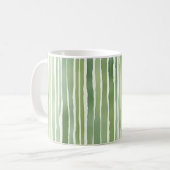 Grüne Streifen  Kaffeetasse (Vorderseite Links)