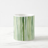 Grüne Streifen  Kaffeetasse (Mittel)
