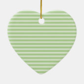 Grüne Streifen Keramik Ornament (Hinten)