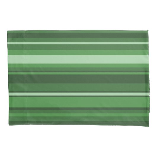 Grüne Streifen Kissenbezug (Vorderseite)