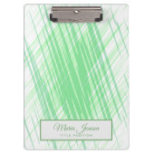 Grüne Streifen Klemmbrett (Vorderseite)