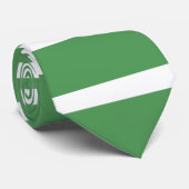 Grüne Streifen Krawatte (Gerollt)