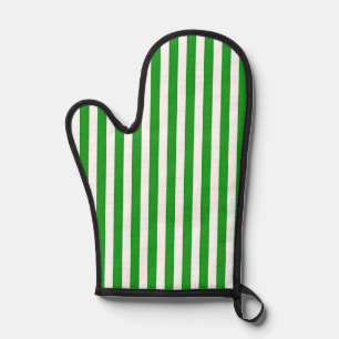 Grüne Streifen Küchenchef Griller Ofenhandschuh
