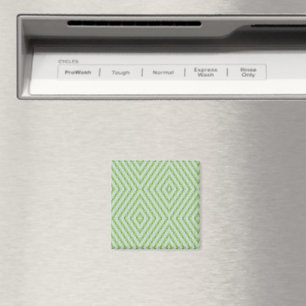Grüne Streifen-Kürbismuster Magnet