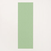 Grüne Streifen-Kürbismuster Yogamatte (Rückseite)
