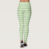 Grüne Streifen Leggings (Rückseite)