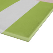 Grüne Streifen, Linien, Streifen, Ihr Name Schneidebrett (Ecke)