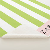 Grüne Streifen, Linien, Streifen, Ihr Name Sherpadecke (3/4)