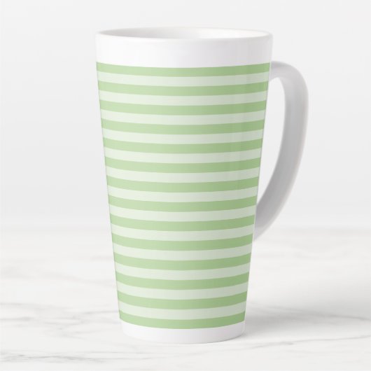 Grüne Streifen Milchtasse (Rechte Ecke)