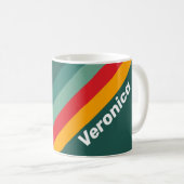 Grüne Streifen mit Namen Kaffeetasse (VorderseiteRechts)