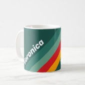 Grüne Streifen mit Namen Kaffeetasse (Vorderseite Links)