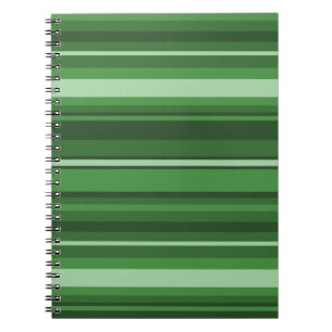 Grüne Streifen Notizblock