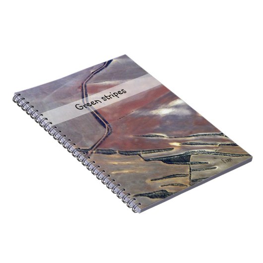 grüne Streifen Notizblock (Rechte Seite)