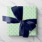 Grüne Streifen Palmen Geschenkpapier