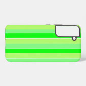 Grüne Streifen Samsung Galaxy Hülle (Rückseite (Horizontal))