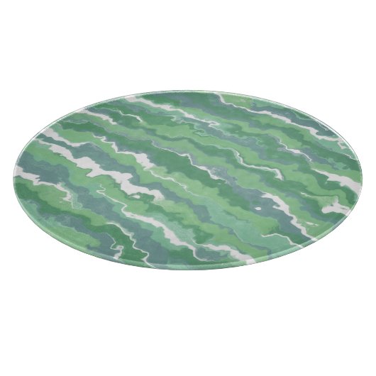 Grüne Streifen Schneidebrett (Ecke)