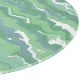 Grüne Streifen Schneidebrett (Ecke)