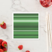 Grüne Streifen Serviette (Beispiel)