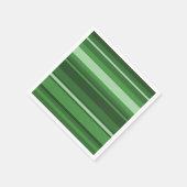 Grüne Streifen Serviette (Ecke)
