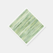 Grüne Streifen  Serviette (Ecke)