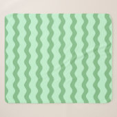Grüne Streifen Sherpadecke (Vorderseite (Horizontal))