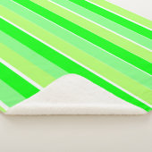 Grüne Streifen Sherpadecke (3/4)