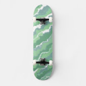 Grüne Streifen Skateboard (Vorderseite)