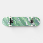 Grüne Streifen Skateboard (Horizontal)