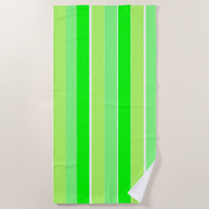 Grüne Streifen Strandtuch