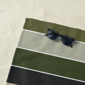 Grüne Streifen Strandtuch (Beispiel)