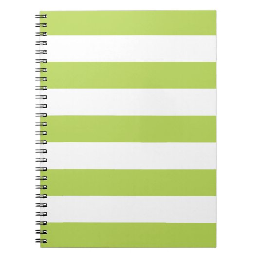 Grüne Streifen, Streifen, Streifenmuster, Linien Notizblock (Vorderseite)