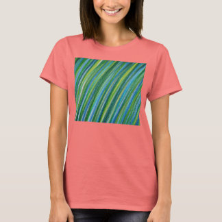 Grüne Streifen T Shirt