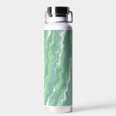 Grüne Streifen Trinkflasche (Rückseite)