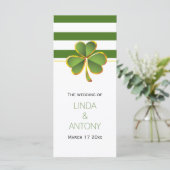 Grüne Streifen und Kleeblatt Programm (Stehend Vorderseite)