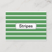Grüne Streifen Visitenkarte (Vorderseite)