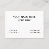 Grüne Streifen Visitenkarte (Rückseite)