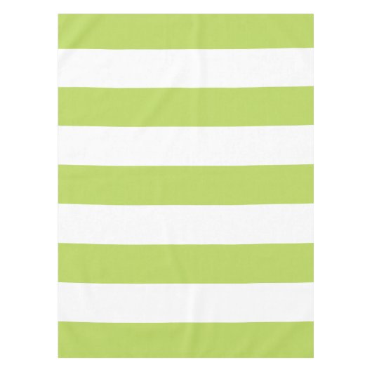 Grüne Streifen, weiße Streifen, gestreiftes Muster Tischdecke (Vorderseite)