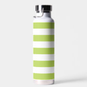 Grüne Streifen, weiße Streifen, gestreiftes Muster Trinkflasche (Rechts)
